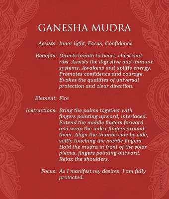 Карты Таро: "Mudras for Awakening the Five Elements"