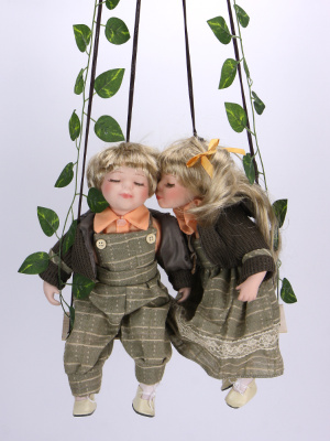 Куклы фарфоровые Вилли и Полли