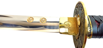 Вакидзаси, короткий японский меч "Токугава" с когаи и козукой