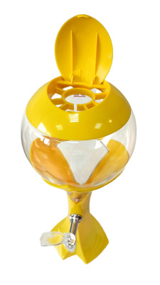 Диспенсер для напитков Пивная Башня "Пауэр Ренджерс", 3л, колба для льда, желтый