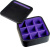 Шкатулка LC Designs для хранения украшений арт.70835, черная с фиолетовым