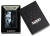 Зажигалка ZIPPO Two Wolves с покрытием Black Matte, латунь/сталь, черная, 38x13x57 мм (без бензина)