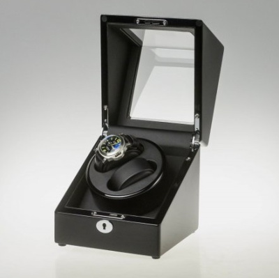 Шкатулка Luxewood для подзавода 2-х часов арт.LW1051-11-9, черная