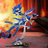 Механический конструктор DIY Cyberpunk из нержавеющей стали "Феникс" - Blue Механический конструктор DIY Cyberpunk из нержавеющей стали "Феникс" - Blue