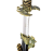 Катана, длинный японский меч "Медный Дракон"