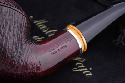 Трубка Mastro de Paja Pettinata Classica с цветным кольцом