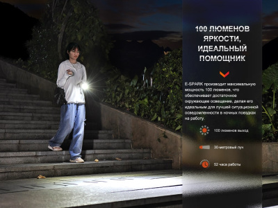 фонарь Fenix с функцией повербанка фонарь Fenix с функцией повербанка