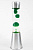 Лава-лампа CG 39см Silver Зеленая/Прозрачная (Воск)