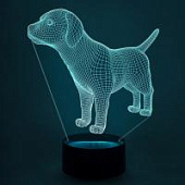 3D ночник Собака