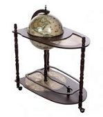 Глобус-бар напольный со столиком, сфера 33 см (арт.CG-33004NN)