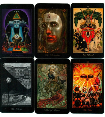 Карты таро "Lowbrow Tarot cards" Schiffer Publishing / Непритязательное Таро