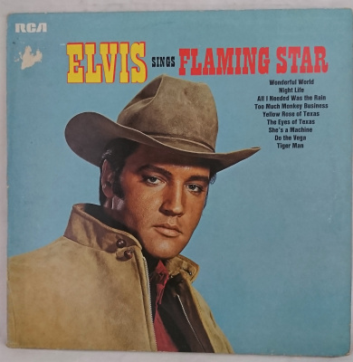 Виниловая пластинка Элвис Пресли, Elvis Presley, Flaming star, бу