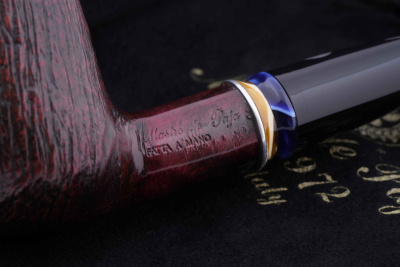 Трубка Mastro de Paja Pettinata Classica с цветным кольцом