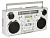 Музыкальный центр GPO Brooklyn Boombox, серый
