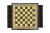 Шахматный ларец из янтаря с выдвижными ящиками (дуб) 50*50