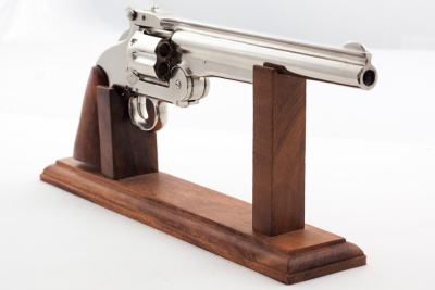 Макет. Револьвер Smith & Wesson Schofield  ("Смит и Вессон Скофилд") CAL.45 (США, 1869 г.), никель