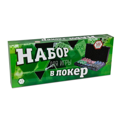 Набор для покера Russian Poker на 500 фишек