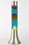 Лава-лампа CY 39см Silver Оранжевая/Синяя (Воск)