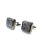Запонки Cufflinks Inc. Квадрат черный металлик с лилией CF25