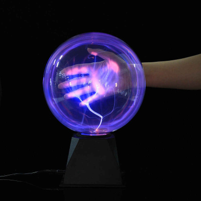 Электрический плазменный шар Тесла (D-15см), №6, со звуком