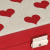 Шкатулка для украшений Sacher, красный / сердца, 13.000.0771P62