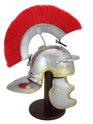 Шлем центуриона с красным плюмажем Шлем центуриона с красным плюмажем