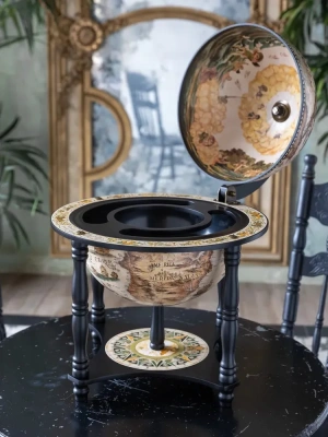 Глобус-бар настольный/напольный, сфера 33 см арт.JG-33006-WB Глобус-бар настольный/напольный, сфера 33 см арт.JG-33006-WB