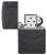Зажигалка ZIPPO Tone on Tone Design с покрытием Black Matte, латунь/сталь, чёрная, 38x13x57 мм
