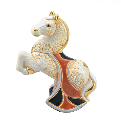 Статуэтка керамическая "Лошадь", белая
