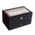 Шкатулка для хранения 16 часов со стеклом Luxewood, венге LW804-16-5