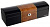 Шкатулка LuxeWood для хранения 6-ти  часов арт.LW807-6-1, черная с коричневым