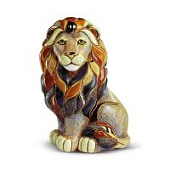 Статуэтка керамическая "Сидящий лев"