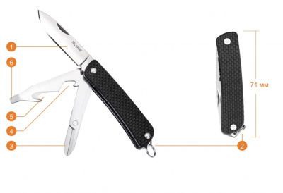 Нож multi-functIonal Ruike зеленый