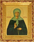 Икона Матрона Московская на сусальном золоте 160х120 мм Икона Матрона Московская на сусальном золоте 160х120 мм