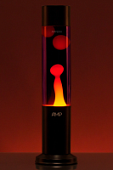 Лава лампа Amperia Tube Black Оранжевая/Фиолетовая (39 см)