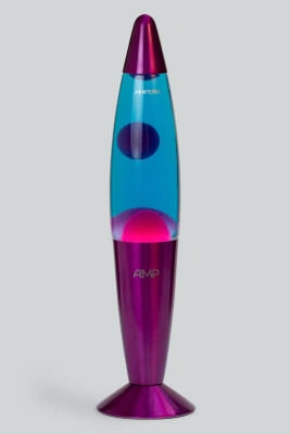 Лава лампа Amperia Rocket Розовая/Синяя (35 см)
