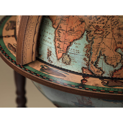 87/BV Глобус-бар напольный "Юнона. Лагуна", d=40 см (Zoffoli, Италия)