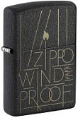 Зажигалка ZIPPO Line Art с покрытием Black Crackle™, латунь/сталь, чёрная, матовая, 38x13x57 мм (без бензина) Зажигалка ZIPPO Line Art с покрытием Black Crackle™, латунь/сталь, чёрная, матовая, 38x13x57 мм (без бензина)