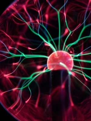 Плазменный шар Amperia Greenflow 16см (Тесла) Audio