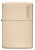 Зажигалка ZIPPO Classic 49453ZL с покрытием Flat Sand, латунь/сталь, бежевая, глянцевая, 38x13x57 мм