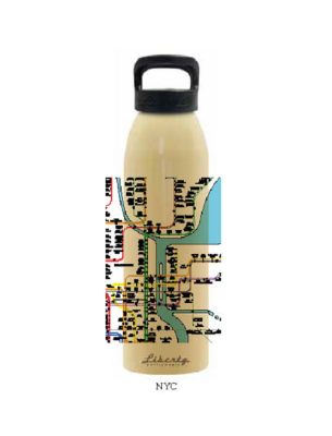 фляга MassTransit NYC / 710 мл. / песочная / коробка / Liberty