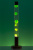 Напольная Лава лампа Amperia Falcon Зеленая/Прозрачная (76 см)