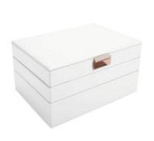 Шкатулка для LC Designs для хранения украшений арт.73709, белая Шкатулка для LC Designs для хранения украшений арт.73709, белая