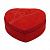 Шкатулка Friedrich Lederwaren для хранения украшений арт.20091-4, красное сердце