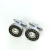 Запонки Cufflinks Inc. Diamond Черные круглые с белым стразом CF41