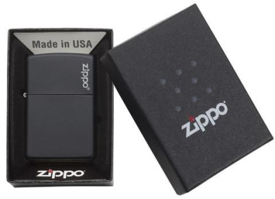 Зажигалка ZIPPO Classic с покрытием Black Matte, латунь/сталь, чёрная, матовая, 38x13x57 мм