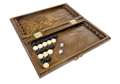 Шахматы + нарды резные "Олимпик 1" 30, Ustyan