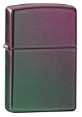 Зажигалка ZIPPO Classic с покрытием Iridescent, латунь/сталь, фиолетовая, матовая, 38x13x57 мм