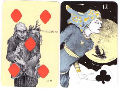 Карты Таро: "Playing card Oracle deck"