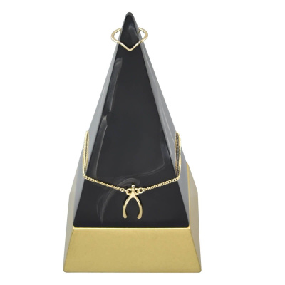 Пирамида-держатель  LC Designs для украшений большая арт.73729, черная с золотом